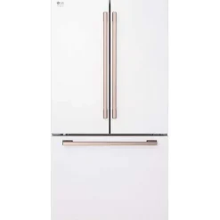 LG STUDIO 27 Cu Ft 36 In Refrigerator Bottom Freezer, French door - SRFB27W3 White Hot