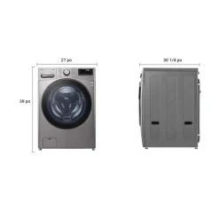 LG Washer Front-Load 27" - WM3850HVA Graphite Steel Discount