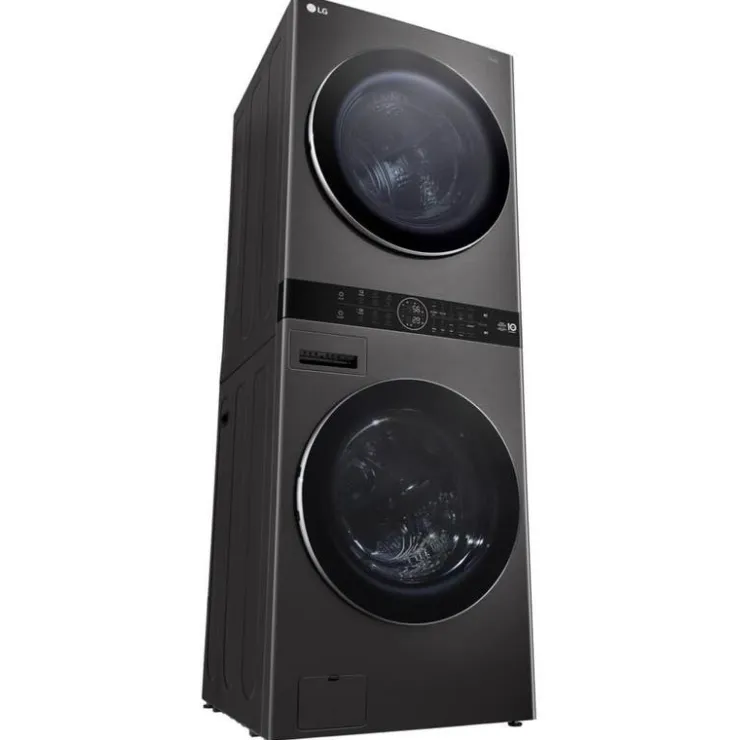 LG WashTower, , 27", Front-Load - WKHC252HBA Black steel Best