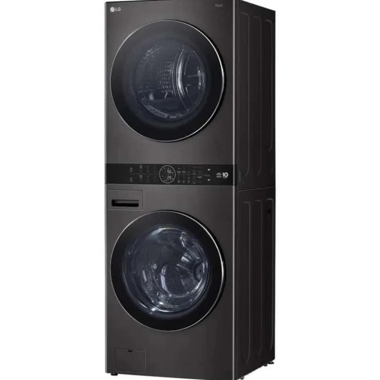 LG WashTower, , 27", Front-Load - WKHC252HBA Black steel Best