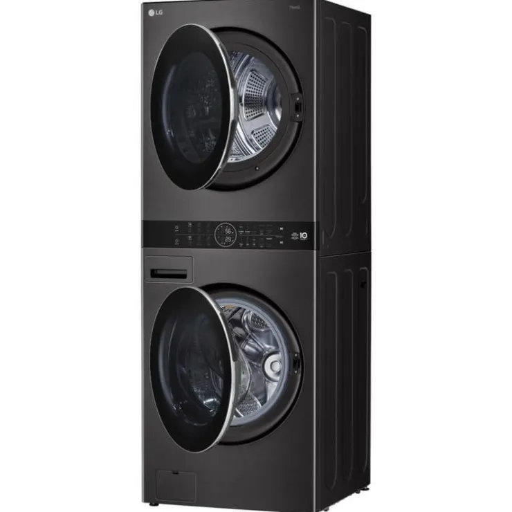 LG WashTower, , 27", Front-Load - WKHC252HBA Black steel Best