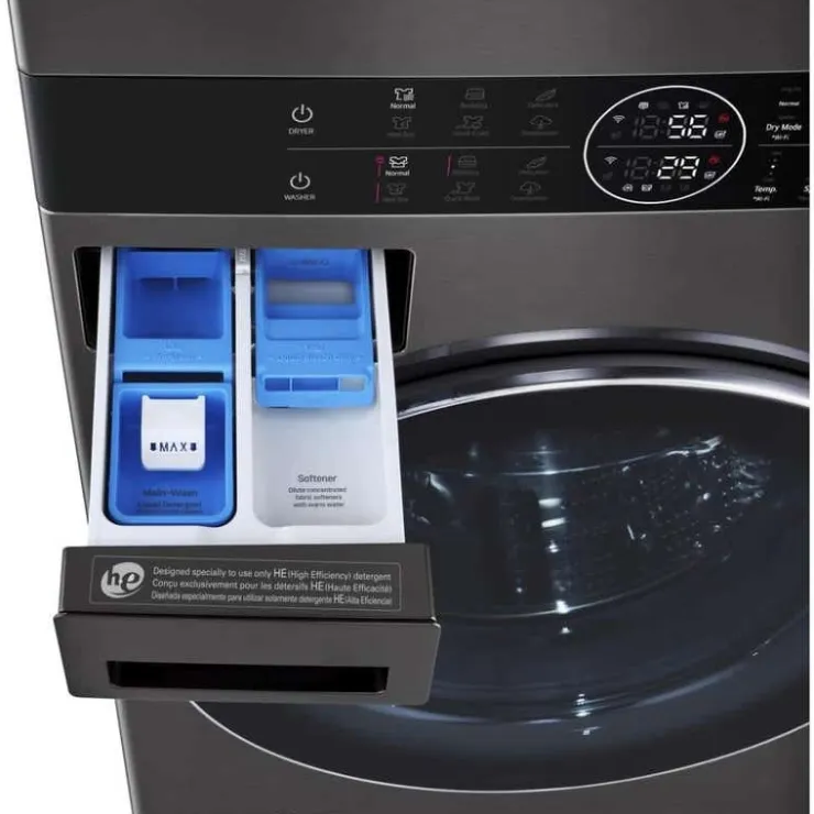 LG WashTower, , 27", Front-Load - WKHC252HBA Black steel Best