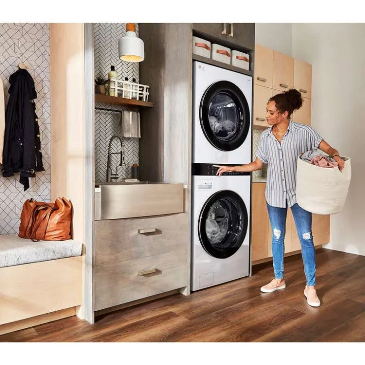 LG WashTower, , 27", Front-Load - WKE100HWA White Discount