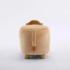 Lion-Shaped Kids Pouf – 13.8" x 23.64" x 14.15" Fawn Outlet