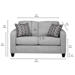 Sofa By Fancy Loveseat - Grey Light grey Best