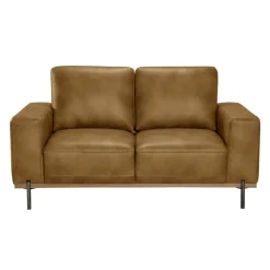 Loveseat with Deep Seating - Brown Discount
