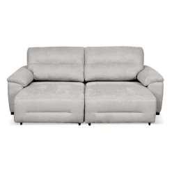 Loveseat with Power Sliders White/Beige Sale