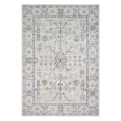 Machine Washable Indoor Rug - 5 x 7 Beige/Grey/Gold Best