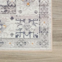 Machine Washable Indoor Rug - 5 x 7 Beige/Grey/Gold Best
