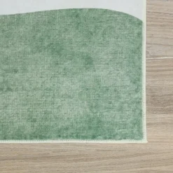 Machine Washable Indoor Rug - 5 x 7 Green/Grey/Beige Sale