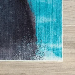 Machine Washable Indoor Rug - 5 x 7 Beige/Yellow/Blue/Pink