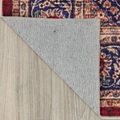 Machine Washable Indoor Rug - 5 x 7 Red/Blue/Beige New