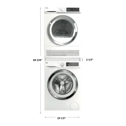 Marathon Washer & Dryer kit, , Front-Load - MWM221-MVB White Discount