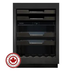Marathon Wine Cellar 23.5" - M4-D250BLS Black New