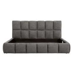 Marshmallow-Style King Bed (78") - Grey Light Grey New