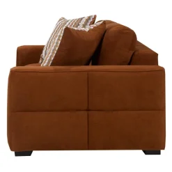 Sofa By Fancy Marshmallow-Style Loveseat - Rust Outlet