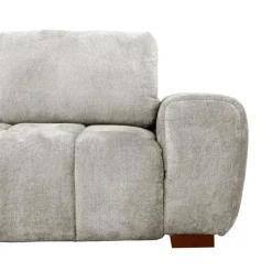 Marshmallow-Style Sectional with Left-Side Chaise - Grey Outlet