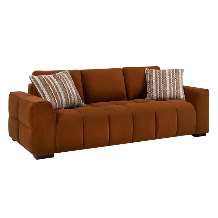 Sofa By Fancy Marshmallow-Style Sofa - Rust Best