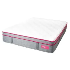 LOOP Medium-Firm Hybrid King Mattress-in-a-Box PINK Hot