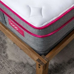 LOOP Medium-Firm Hybrid King Mattress-in-a-Box PINK Hot
