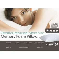 Memory Foam Pillow White Clearance