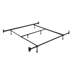 Metal Queen/King Base Bed (60"/78") Black Discount