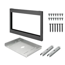 Frigidaire Gallery Microwave Trim Kit Black Stainless