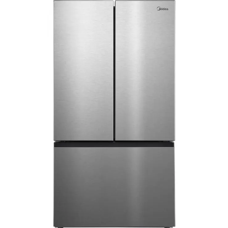 MIDEA 26,5 Cu. Ft. 36 In Refrigerator Bottom Freezer, French door - MRF27I6BST Stainless Clearance