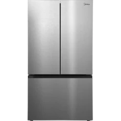 MIDEA 31.7 Cu. Ft. 36 In Refrigerator Bottom Freezer, French door - MRF32I6BST Stainless Discount