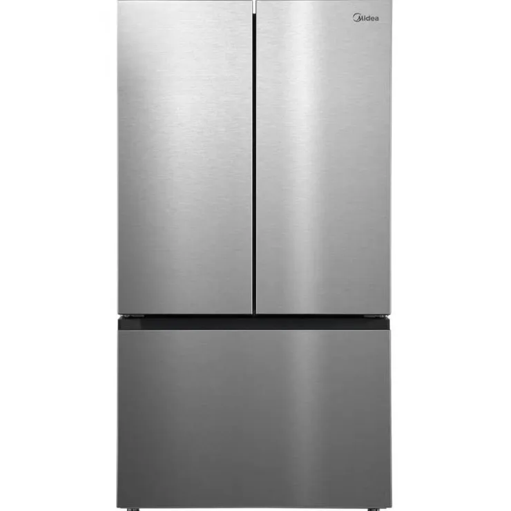 MIDEA 31.7 Cu. Ft. 36 In Refrigerator Bottom Freezer, French door - MRF32I6BST Stainless Discount
