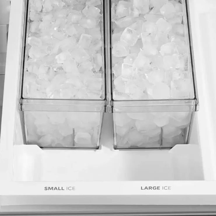 MIDEA 31.7 Cu. Ft. 36 In Refrigerator Bottom Freezer, French door - MRF32I6BST Stainless Discount