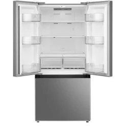 MIDEA 18 Cu Ft 30 In Refrigerator Bottom Freezer, French door - MRF18B4AST Stainless Hot
