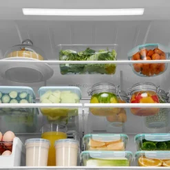 MIDEA 22,5 Cu. Ft. 33" Refrigerator Bottom Freezer, French door - MRF23I7AST Stainless Steel Clearance