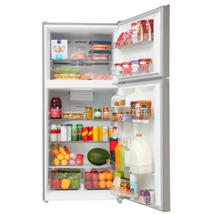 MIDEA 20,5 Cu. Ft. 30" Refrigerator Top Freezer - MRT21D2BST Stainless Outlet