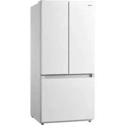 MIDEA 18,4 Cu. Ft. 30" Refrigerator Bottom Freezer, French door - MRF18B4AWW White Online
