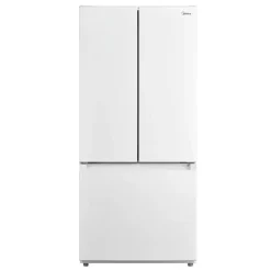 MIDEA 18,4 Cu. Ft. 30" Refrigerator Bottom Freezer, French door - MRF18B4AWW White Online