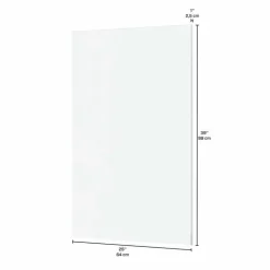 MEQ Mirror for Bedroom Dresser WHITE/WALNUT