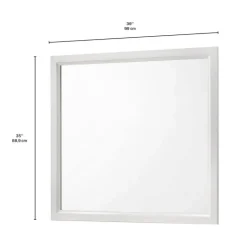 Mirror for Bedroom Dresser White/Black Best
