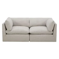 Modular Loveseat - 2 pcs Beige