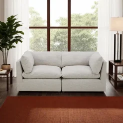 Modular Loveseat - 2 pcs Beige