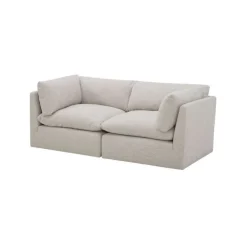Modular Loveseat - 2 pcs Beige