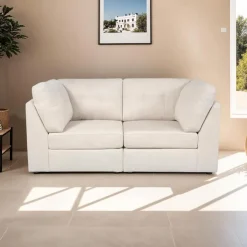 Modular Loveseat - 2 pcs Beige