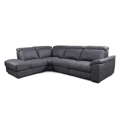 Modular Power Reclining Sectional with Adjustable Headrests - 4 pcs Dark Grey Best