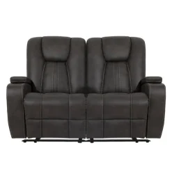 Modular Reclining Loveseat - 2 pcs Grey Discount