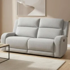 Modular Reclining Loveseat - 2 pcs Beige Hot