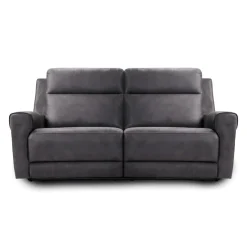 Modular Reclining Loveseat - 2 pcs Dark Grey Discount