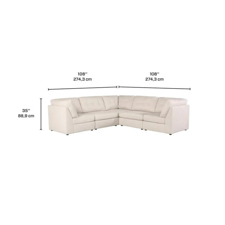 Modular Sectional - 5 pcs Beige Sale