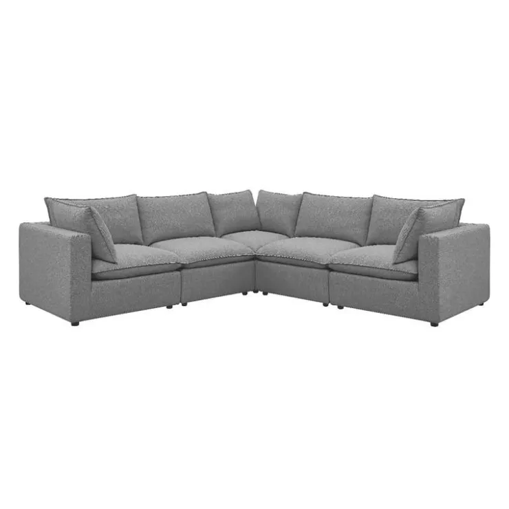 Modular Sectional - 5 pcs Grey Online
