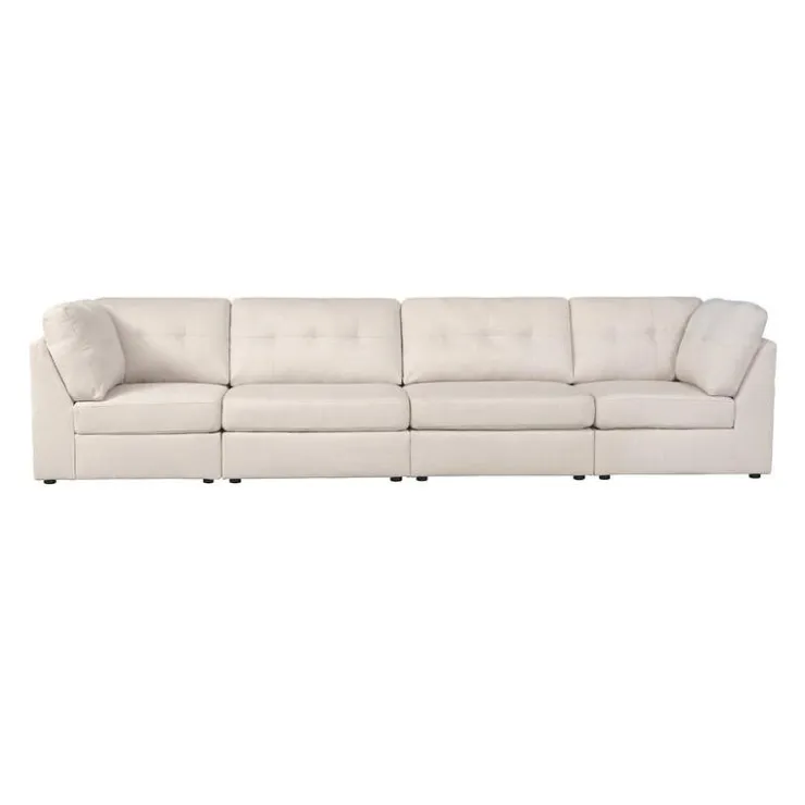 Modular Sectional - 4 pcs Beige New
