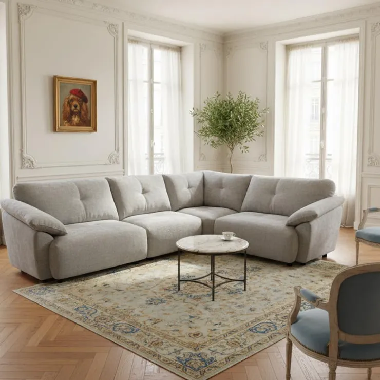 Modular Sectional - 4 pcs Grey New
